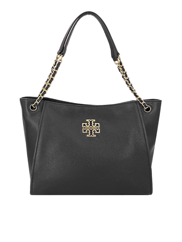 Tory Burch Britten Slouchy Tote Shopper Tasche schwarz