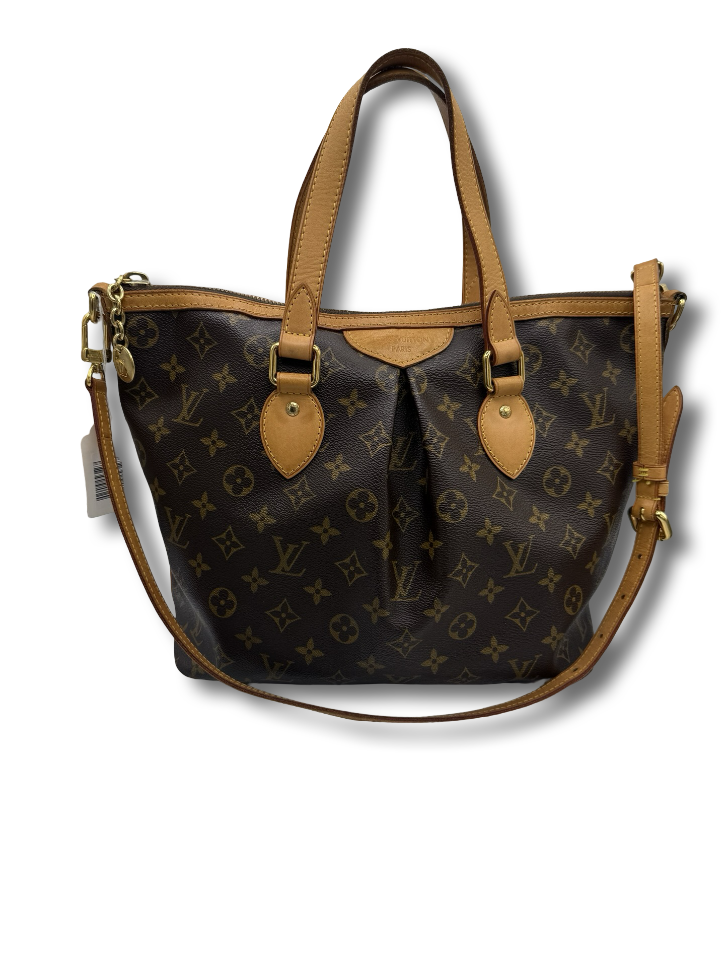 Louis Vuitton Palermo PM Schulter Crossbody Tasche Monogramm braun