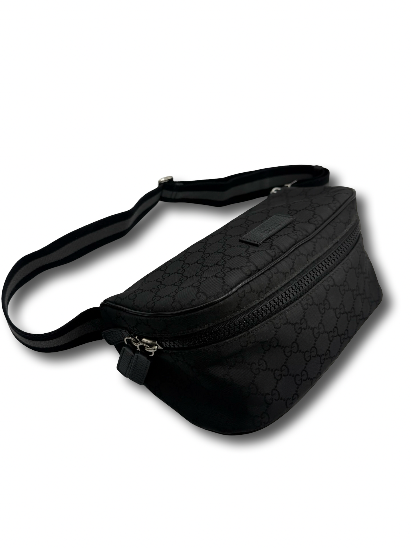 Gucci GG Nylon Web Beltbag Bauchtasche Bumbag Tasche schwarz