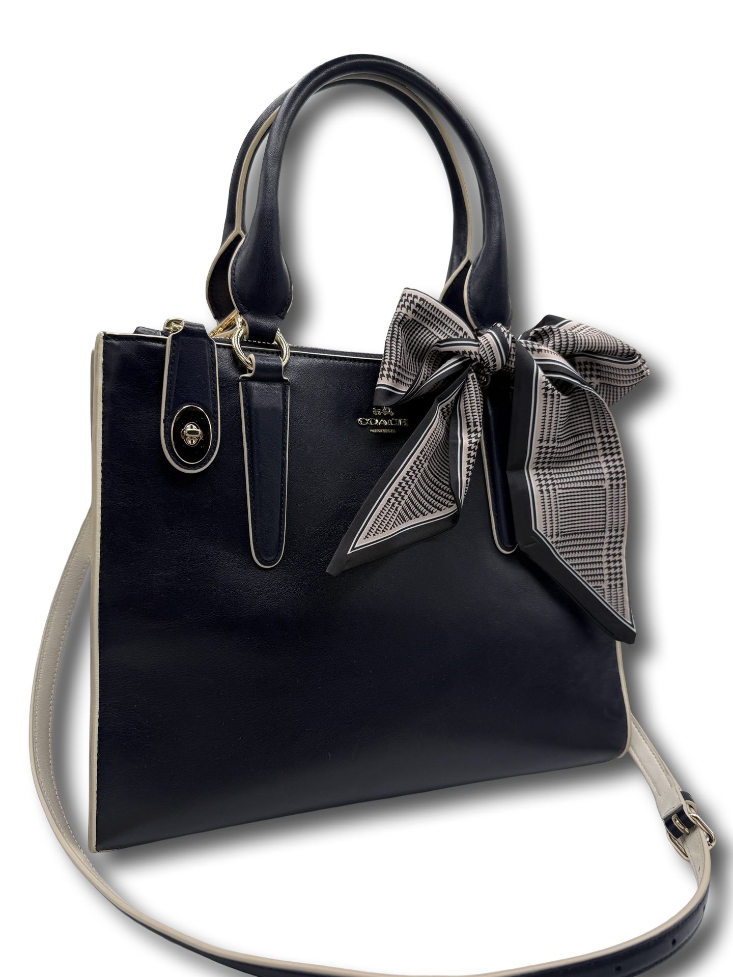 Coach Crosby Carryall Crossbody Tasche Vollleder navy