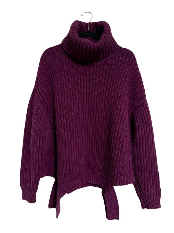 Balenciaga Wool Jumper M Woll Pullover lila burgundy (UVP 1400€)