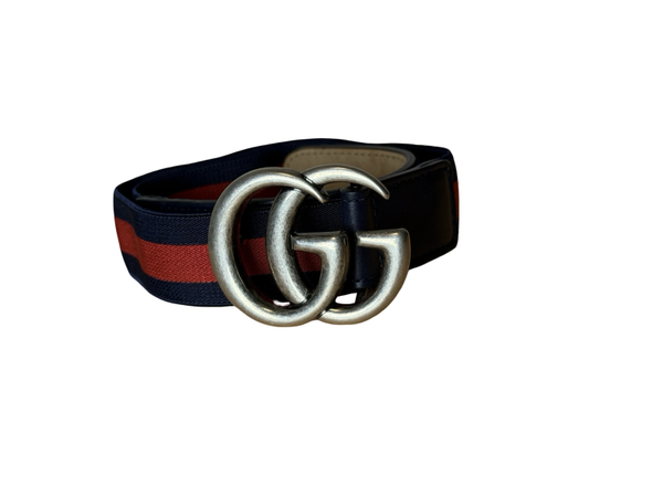 Gucci Marmont Stretch Taillengürtel 60-70 Gürtel dunkelblau