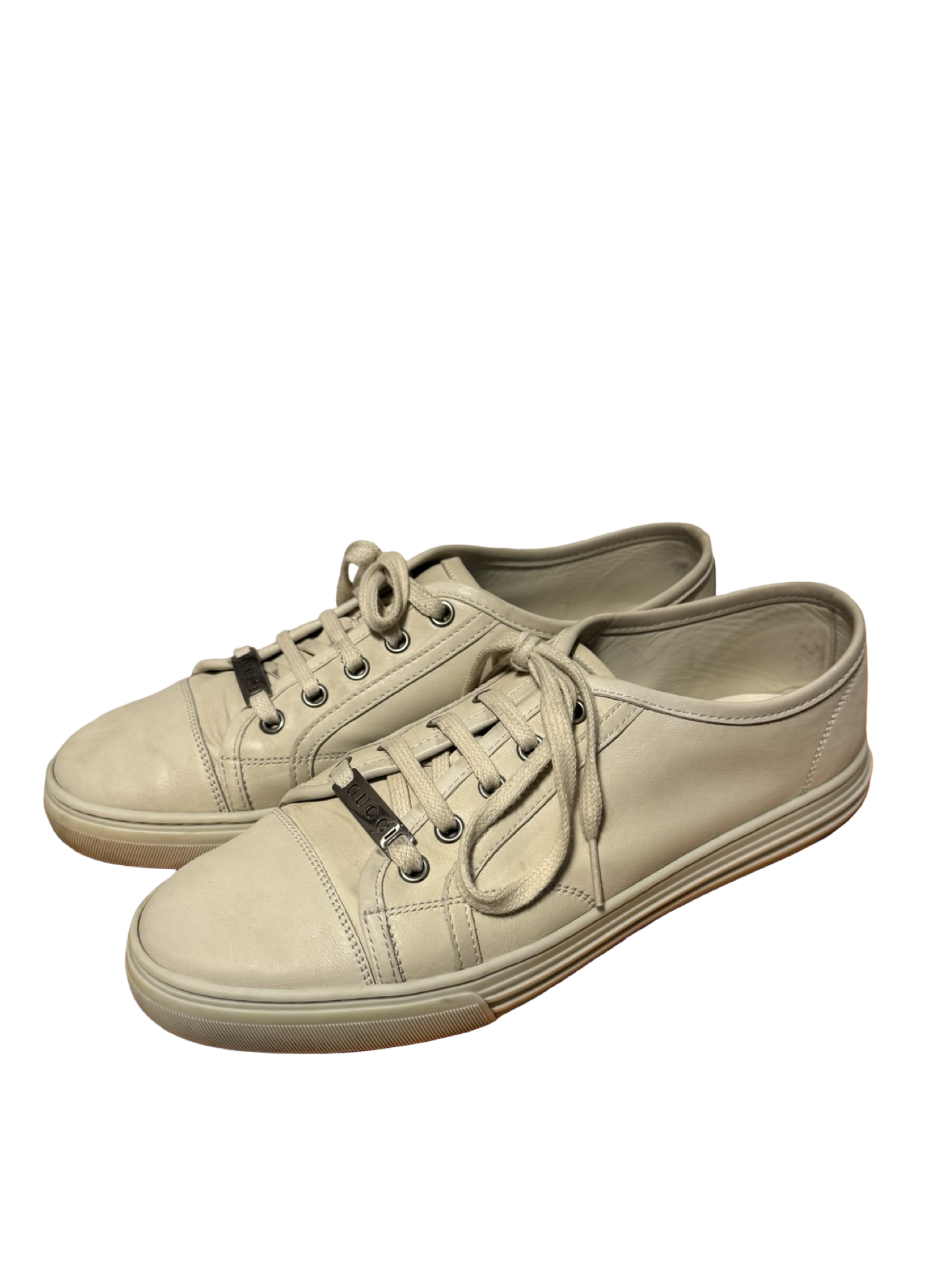 Gucci Miro Soft Style low top Sneaker 38 Schuhe beige creme Limited