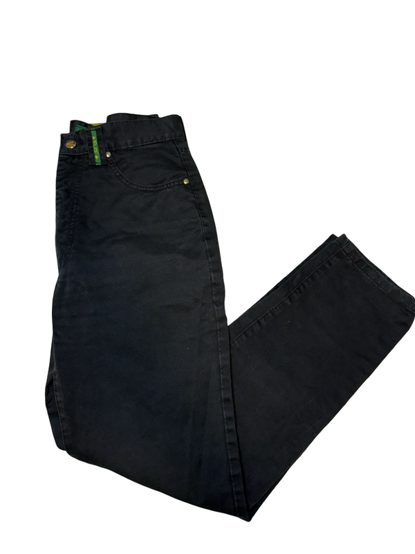 MCM High Waist Mom Fit Jeans 30 Hose schwarz Vintage