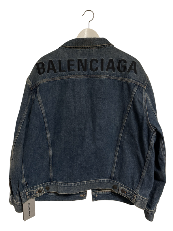 Balenciaga oversized Jeansjacke L Jacke blau NEU