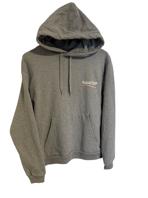 Balenciaga Classic Logo Hoodie XXS Kapuzenpullover grau