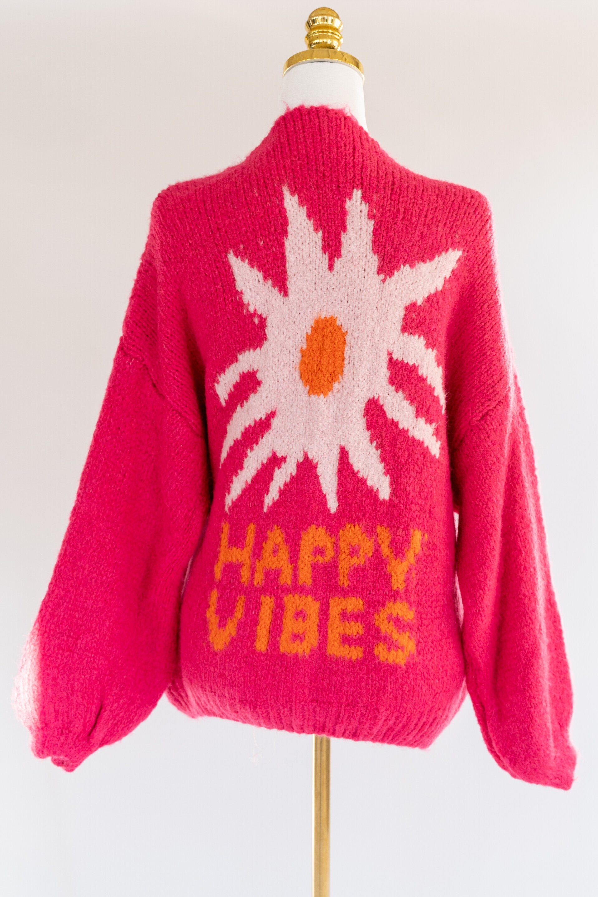 CARDIGAN - HAPPY VIBES