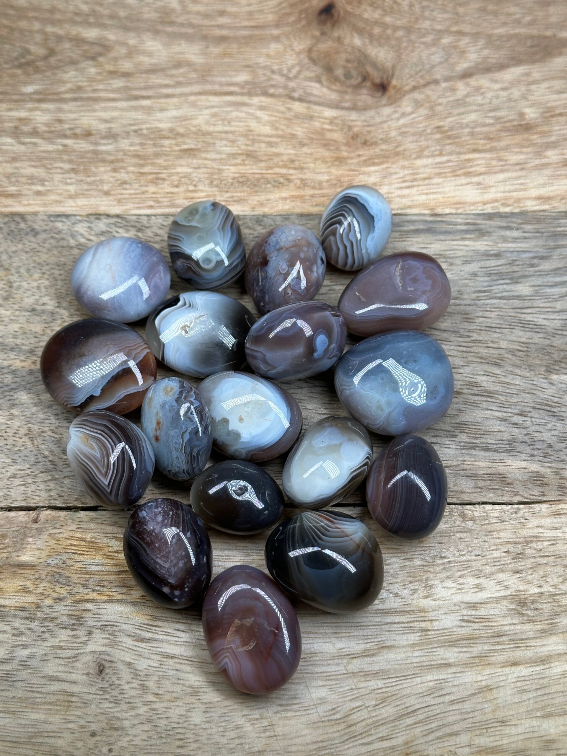 Trommelsteen Botswana Agaat