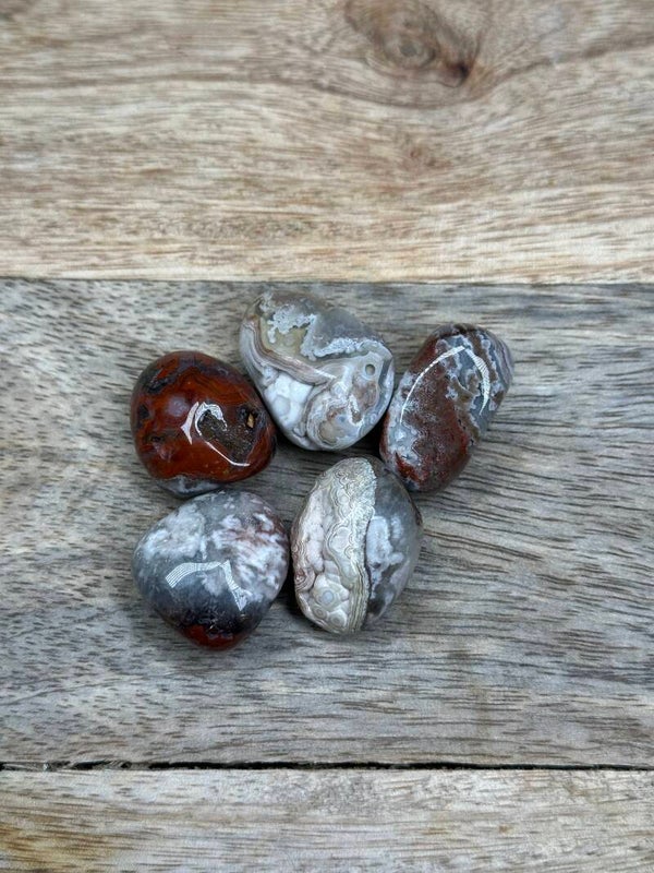 Trommelsteen Crazy Lace Agaat