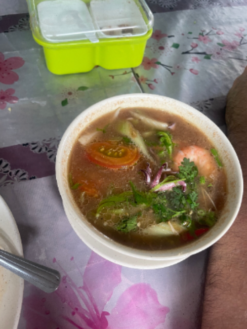 traditionelle Meeresfrüchte-Suppe