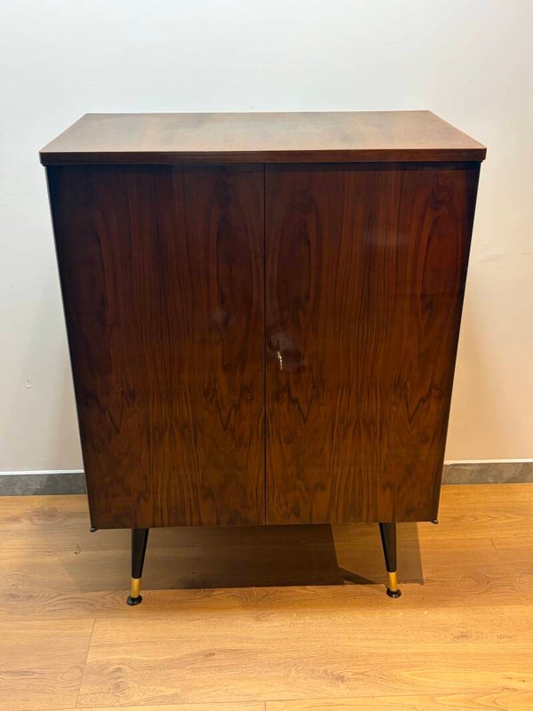 Prachtige vintage "Bell" barkast / mid-century modern tv-meubel