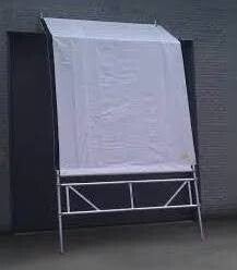 Aluminium steigerscherm/regenkap | 1350x2500mm breed