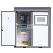 Toilet / Douche cabine in container | verplaatsbaar op wielen