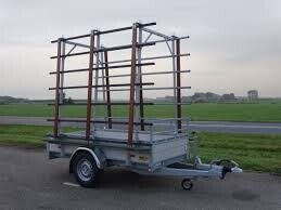 Aanhanger met glasblok | voor glas en plaattransport