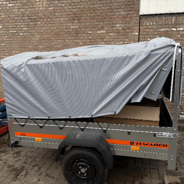 Remared aanhangwagen met zeil