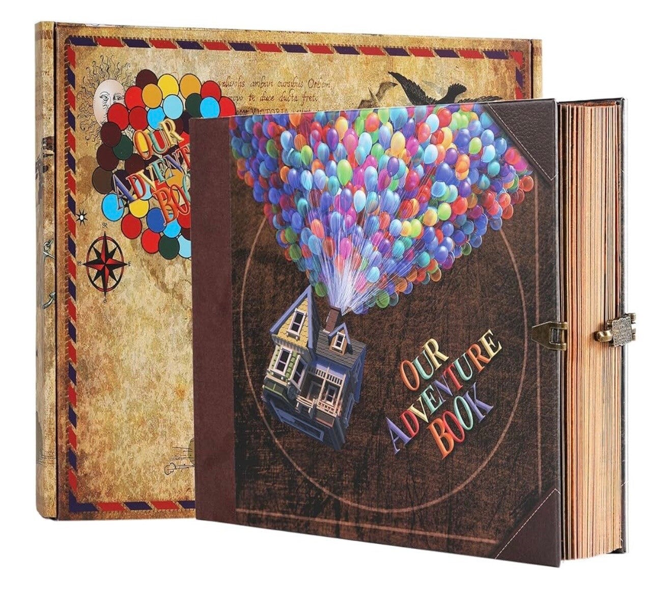 Our Adventure Book  Balloons - Travel & Memory Scrapbook Photo Album