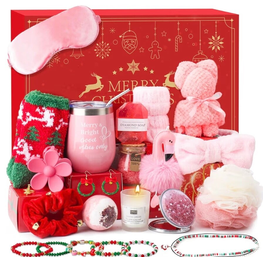 2025 Advent Calendar for Women, 24 Boxes, Christmas Countdown Calendar with Beauty, Bath, and Jewelry Gifts — Perfect Christmas Gift for Women, Friends, and Moms