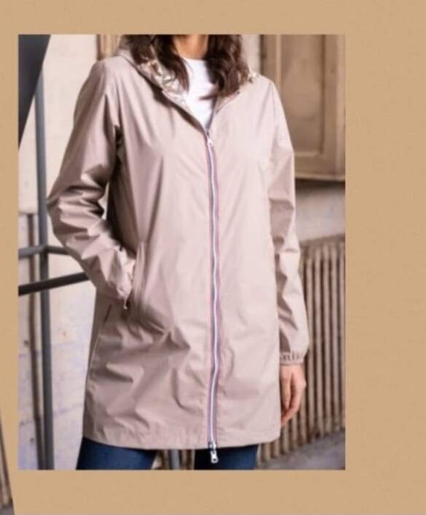 PARKA LEGER BEIGE REVERSIBLE DORE