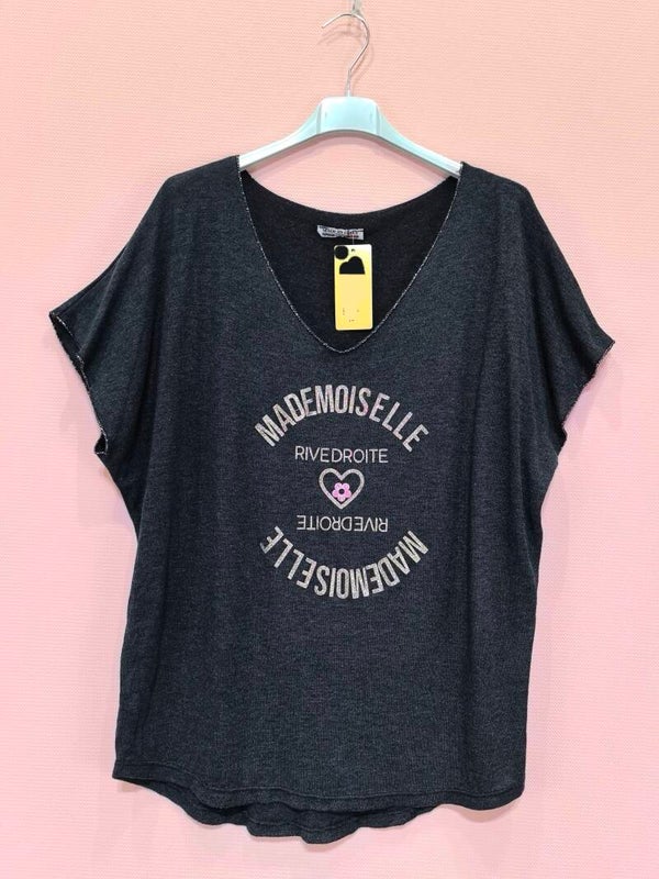 TEE SHIRT MADEMOISELLE RIVE DROITE
