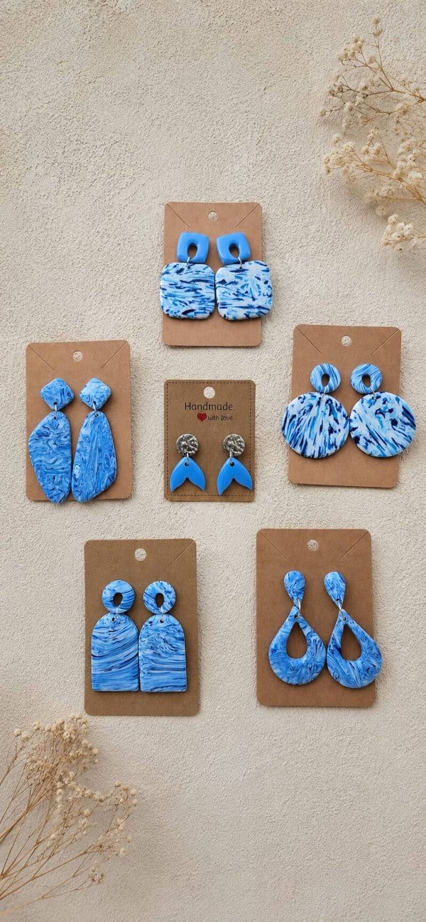 Boucles d'Oreilles Collection Marine