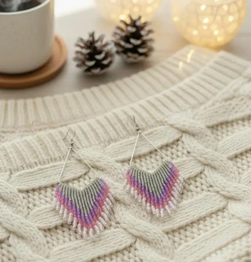 Boucles d'Oreilles Franges