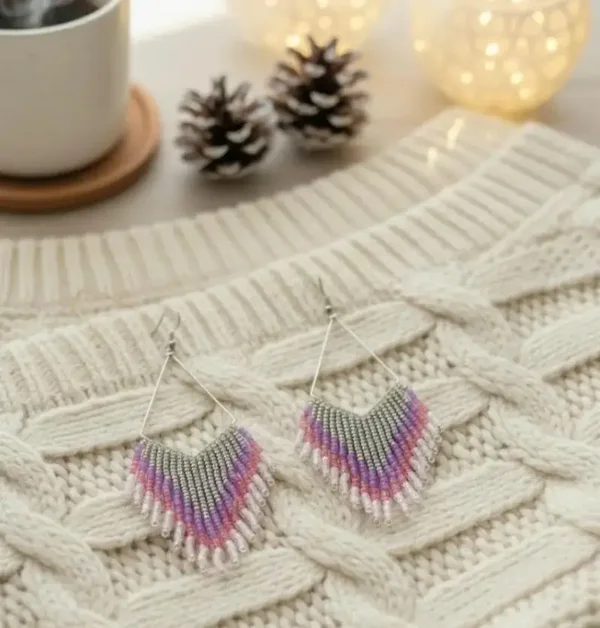 Boucles d'Oreilles Franges