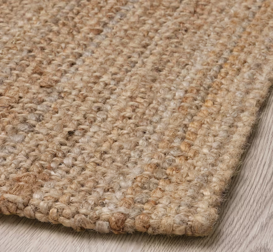 Vloerkleed jute rechthoek