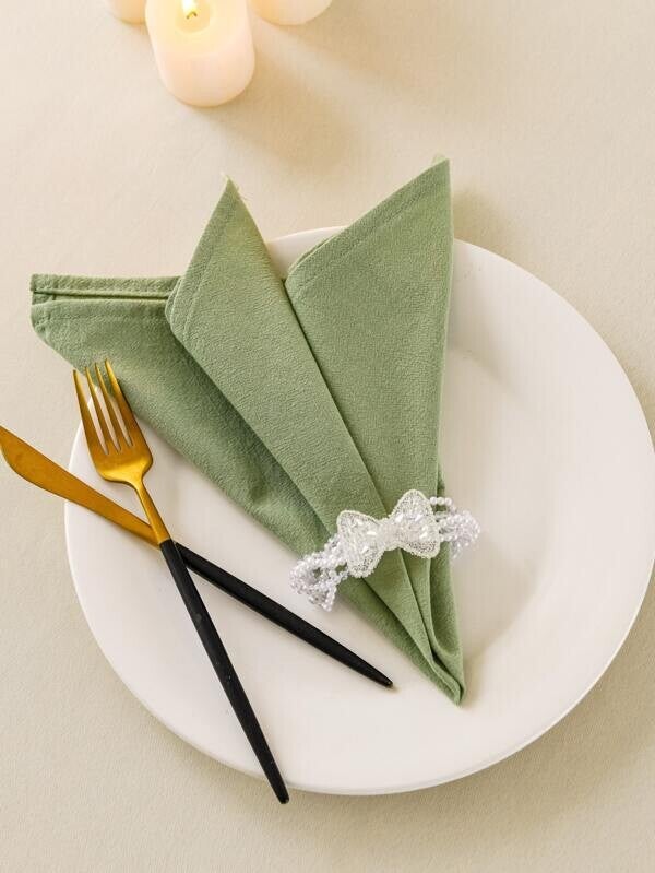 Groene servet katoen