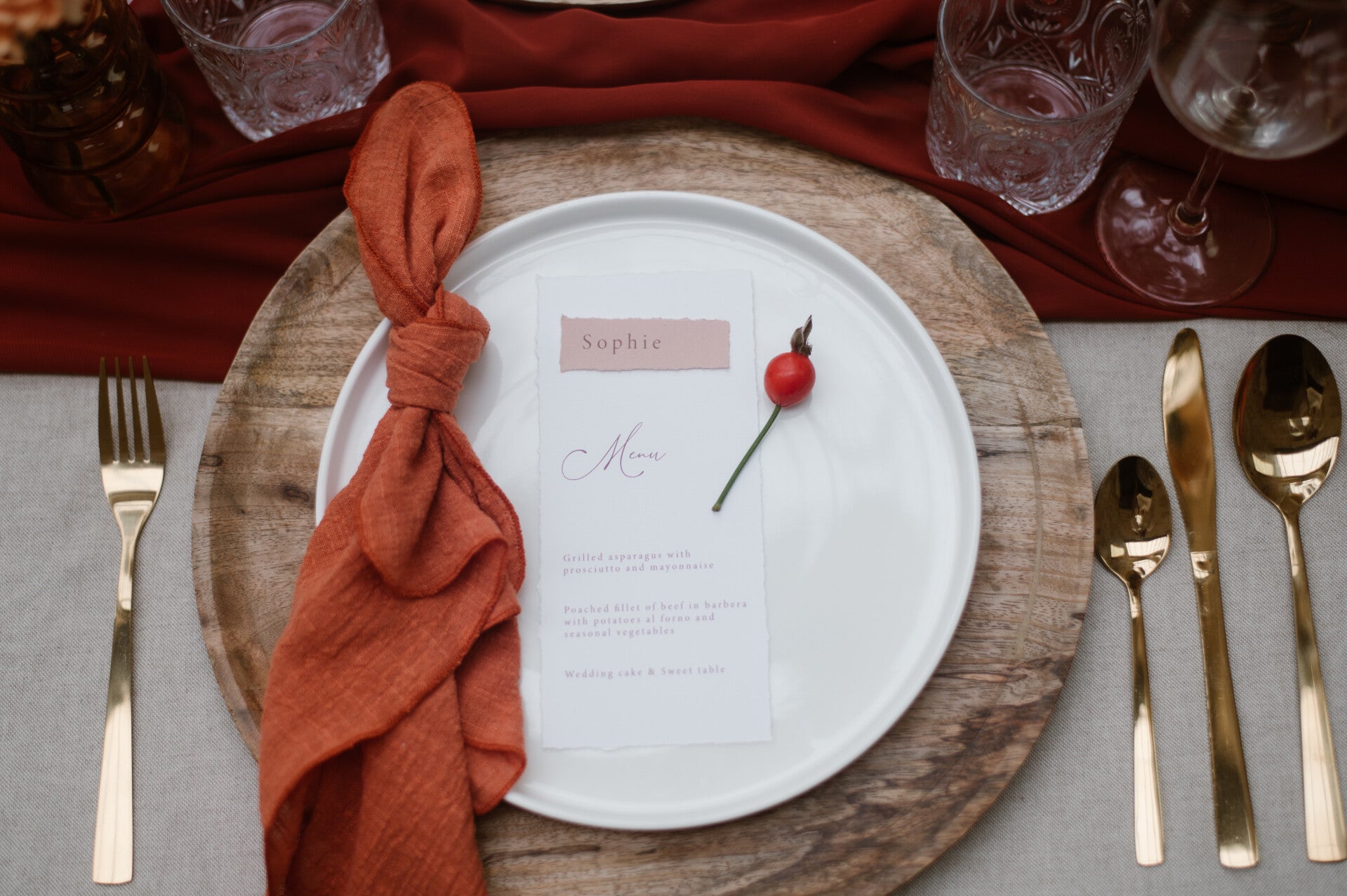 Wit dinerbord modern