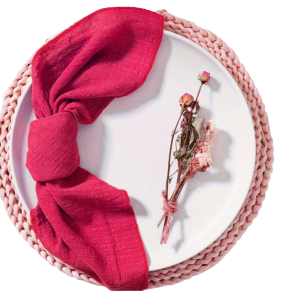 Servet fuchsia roze
