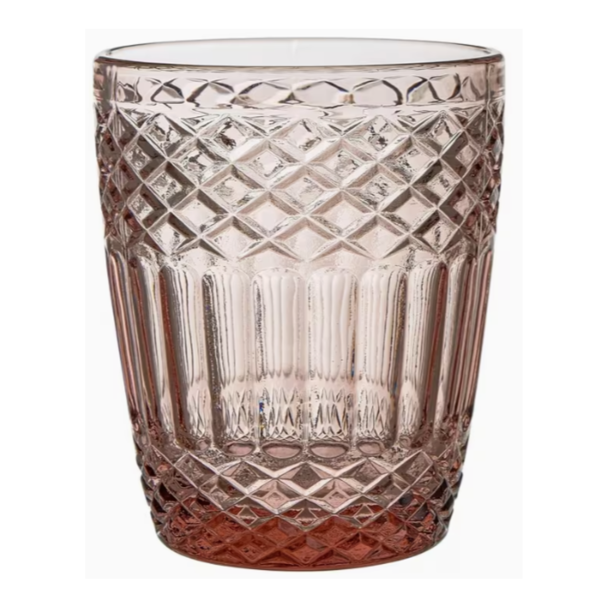 Roze waterglas