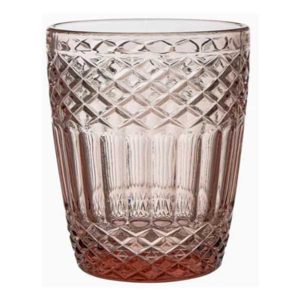 Roze waterglas