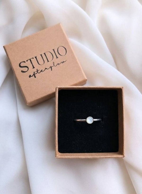 Cremation Ashes 'Orb' Ring