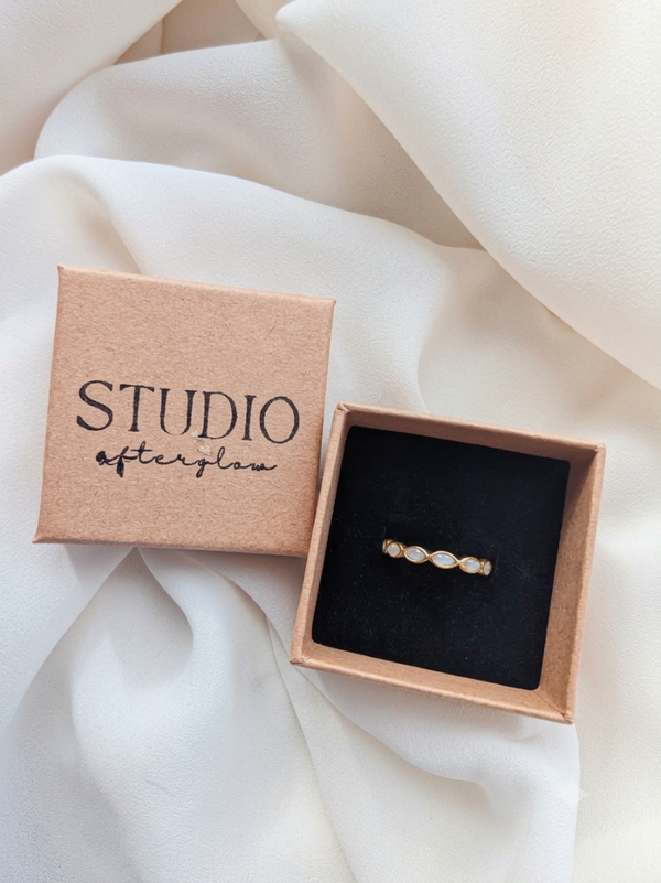 Breastmilk Eternity Band 9ct Solid Gold