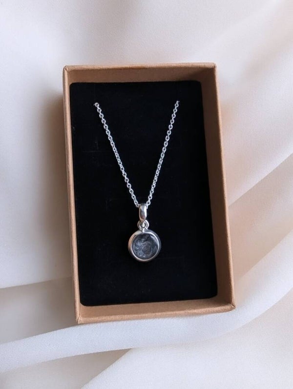 Breastmilk 'Orb' Necklace - Sterling Silver