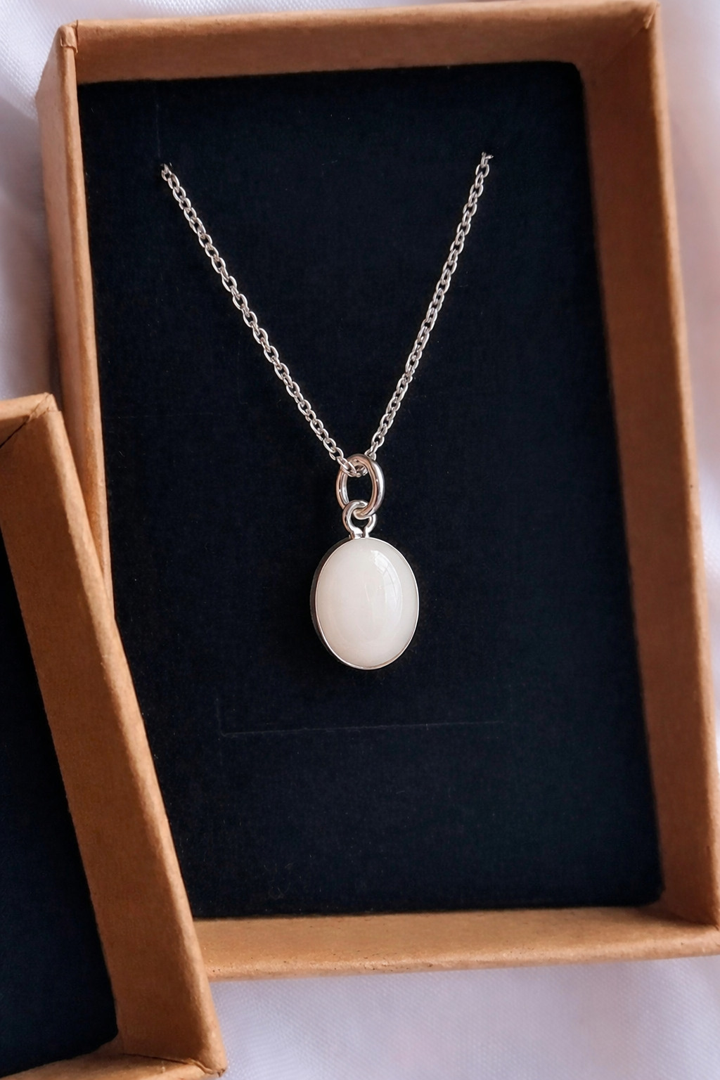 Breastmilk 'Halo' Necklace - Sterling Silver