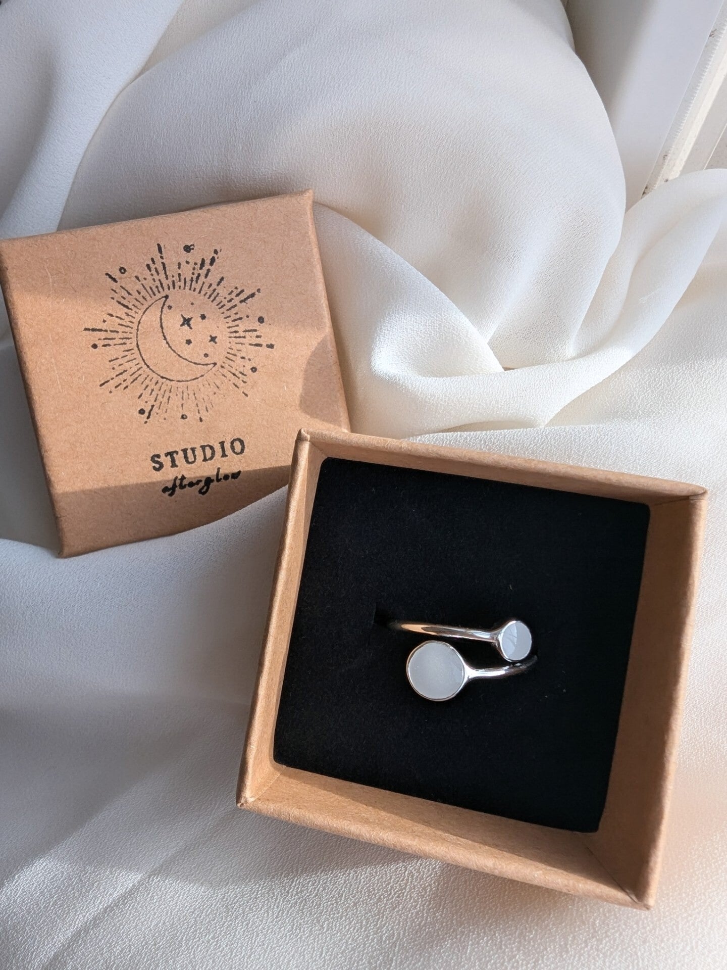 Breastmilk Adjustable Ring  - Sterling Silver