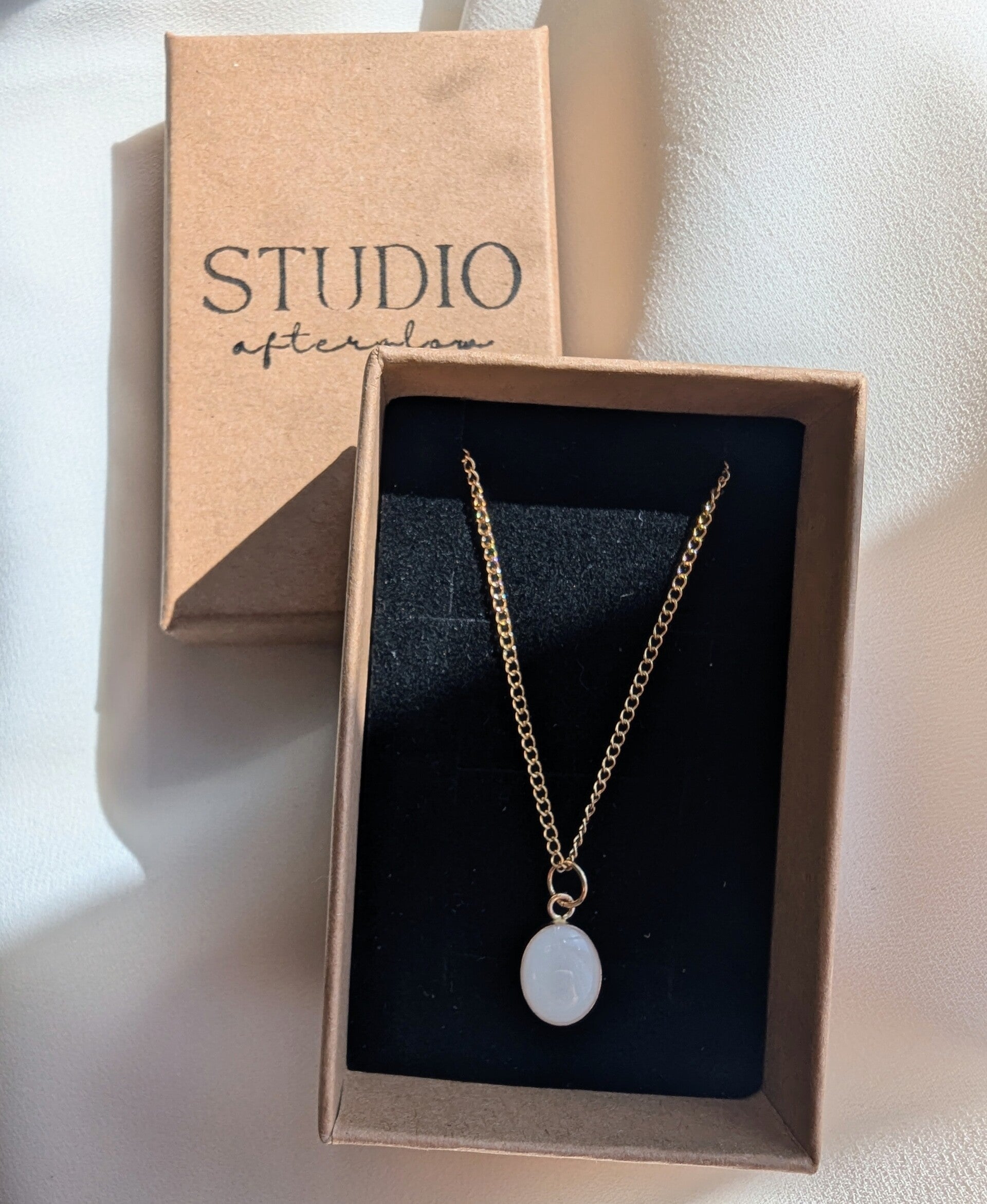 Breastmilk 'Halo' Necklace - Gold Filled