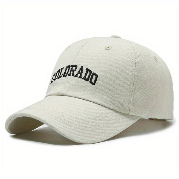 Cap leichte Langrand-Mesh-Atmungsaktive Baseballkappe, Buchstaben bestickter UV-Schutz verstellbarer Baseballhut Mütze