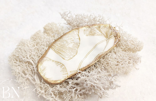 Oesterschelp: GOLD klein 5.