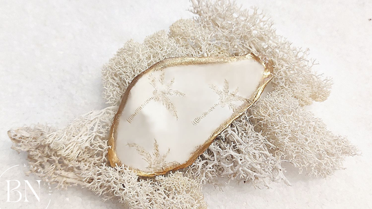 Oesterschelp: GOLD klein 7.