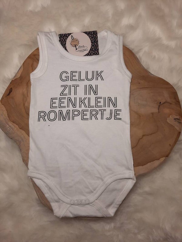 Romper geluk zit in een klein rompertje 2