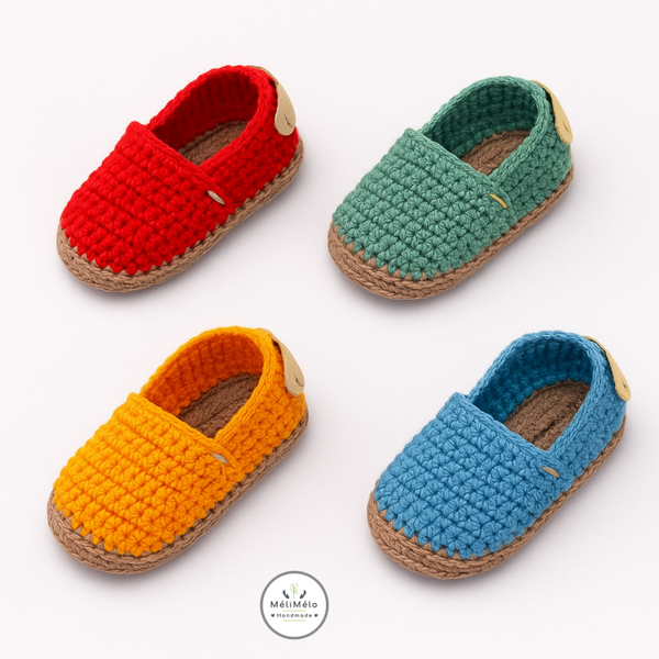 Espadrilles bébé - plusieurs coloris