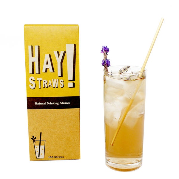 Long drink Haystraws 100 wheat straws