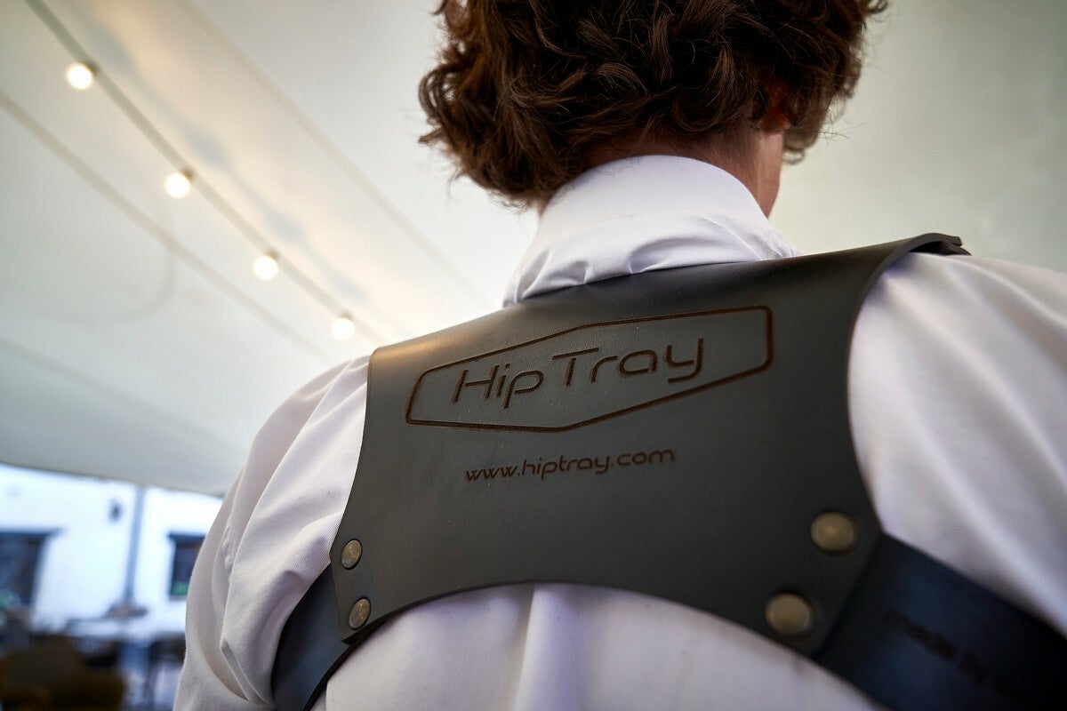 Correa de cuero para el HipTray