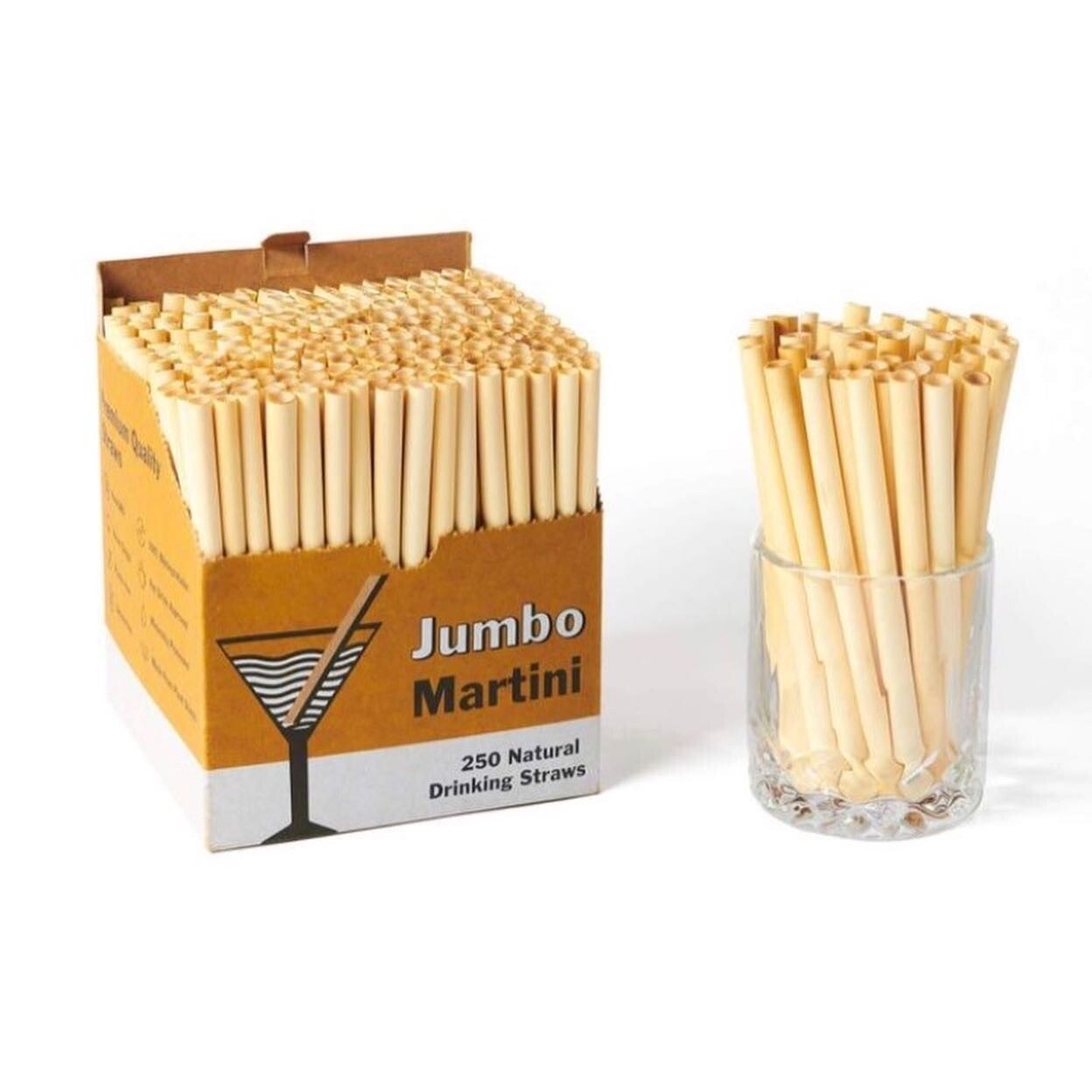 Haystraws Cocktail Martini 250 Reed Straws
