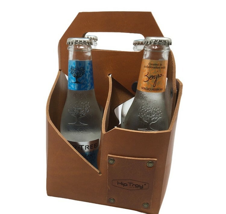 Beverage Tray In Leather
