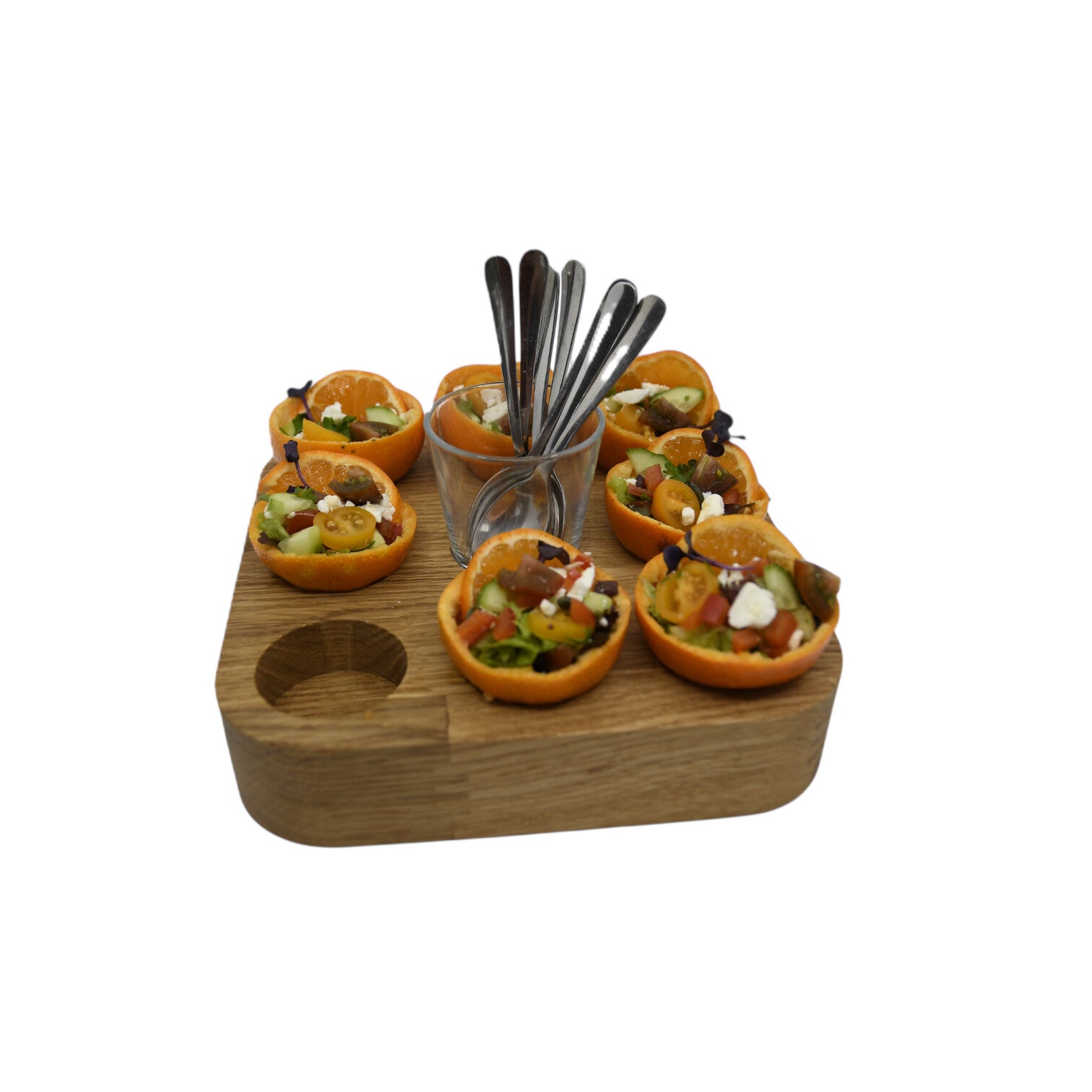 Appetizer tray with bites
