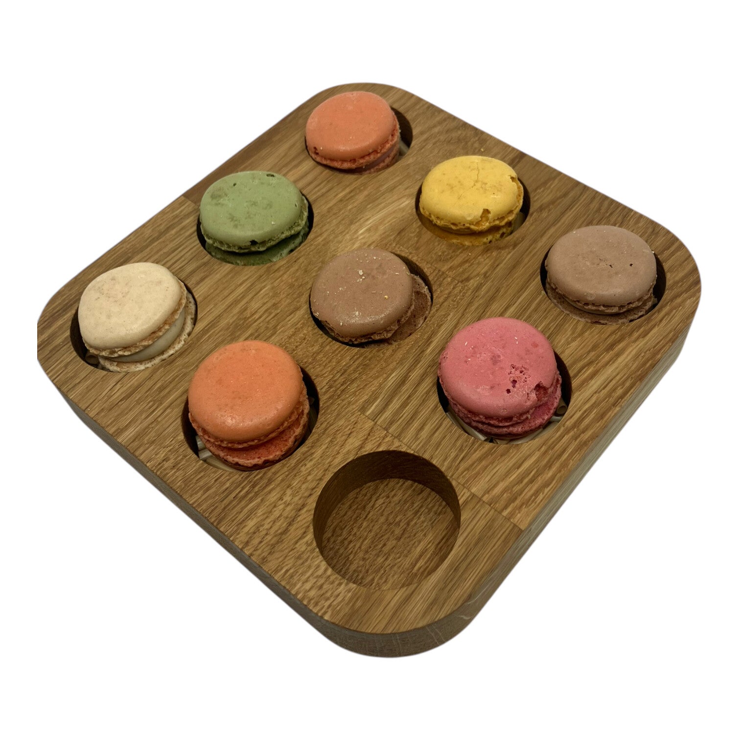borreltray met macarons