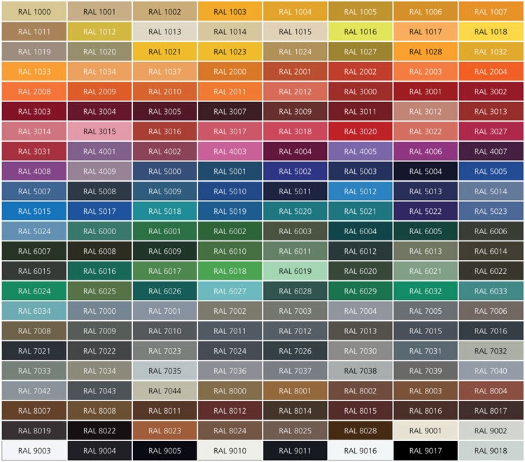 RAL-Farben